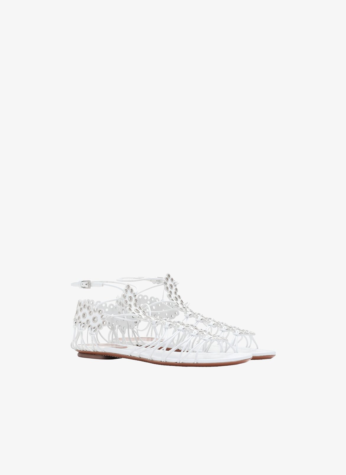 CERCLE ŒIL SANDAL ALAÏA WHITE CERCLE ŒIL SANDAL